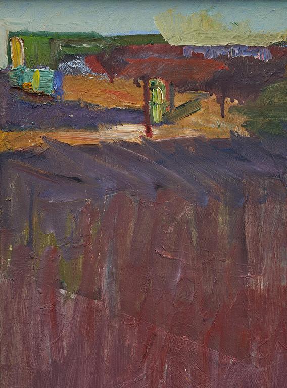 Alf Lindberg, View over rooftops.