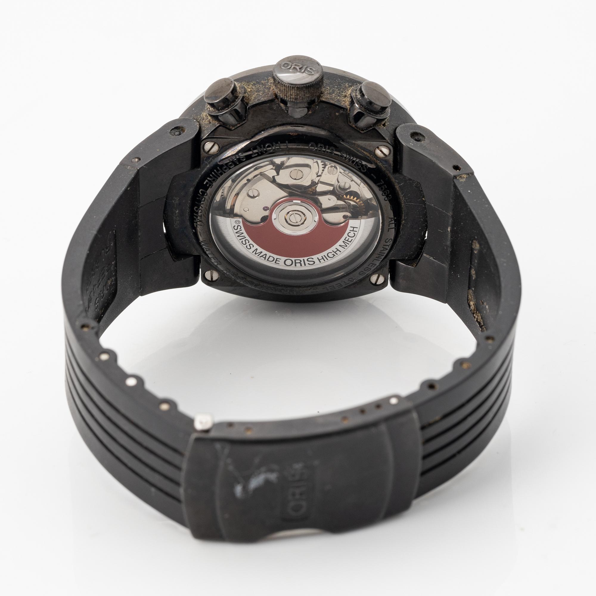 Oris, Williams F1 Team, chronograph, wristwatch, 45 mm.