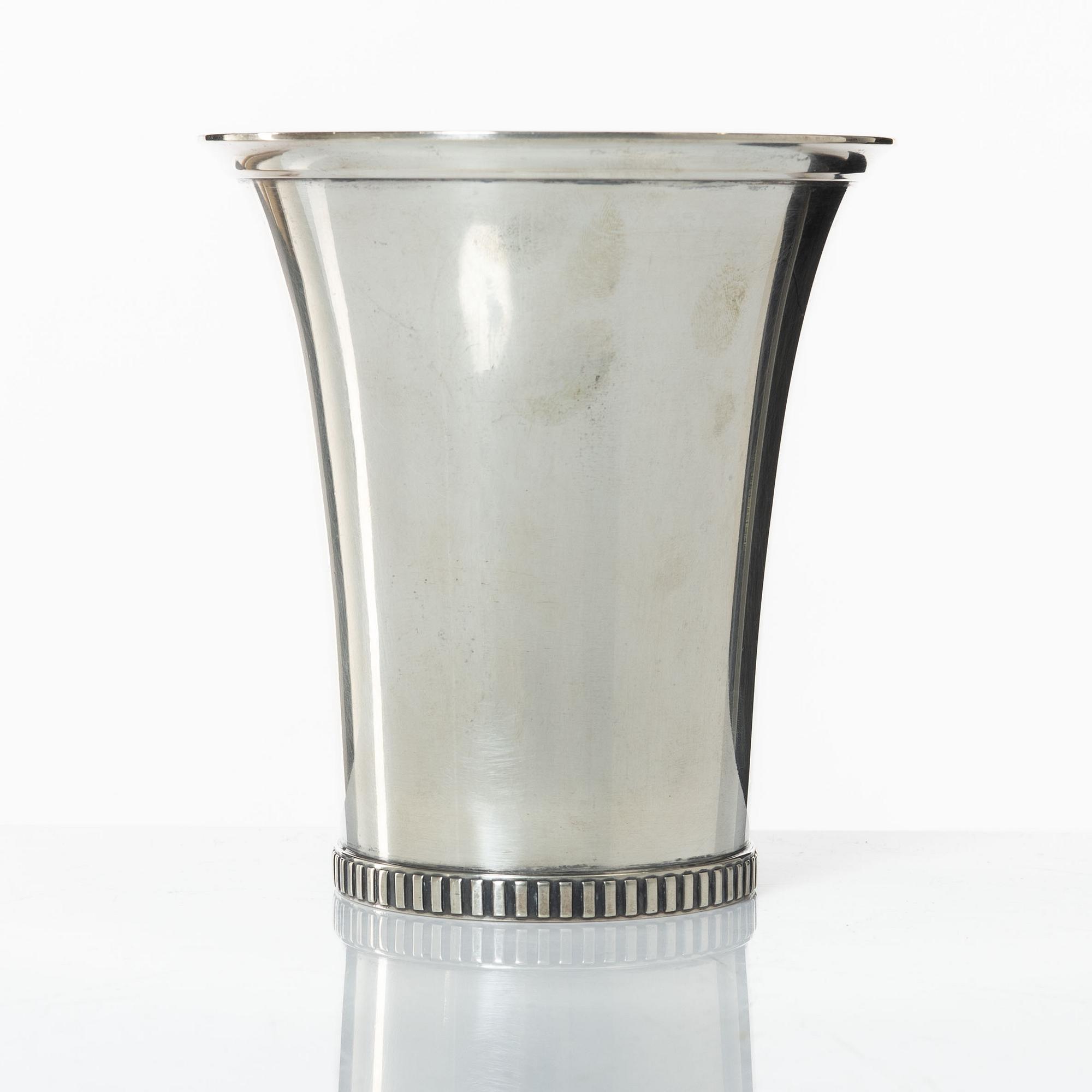 Grann & Laglye, bägare, silver, Köpenhamn, Danmark 1932.
