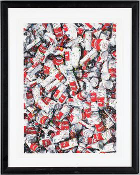 Mr Brainwash (Thierry Guetta) · MR BRAINWASH, kolorerad litografi, signerad och numrerad 24/30.