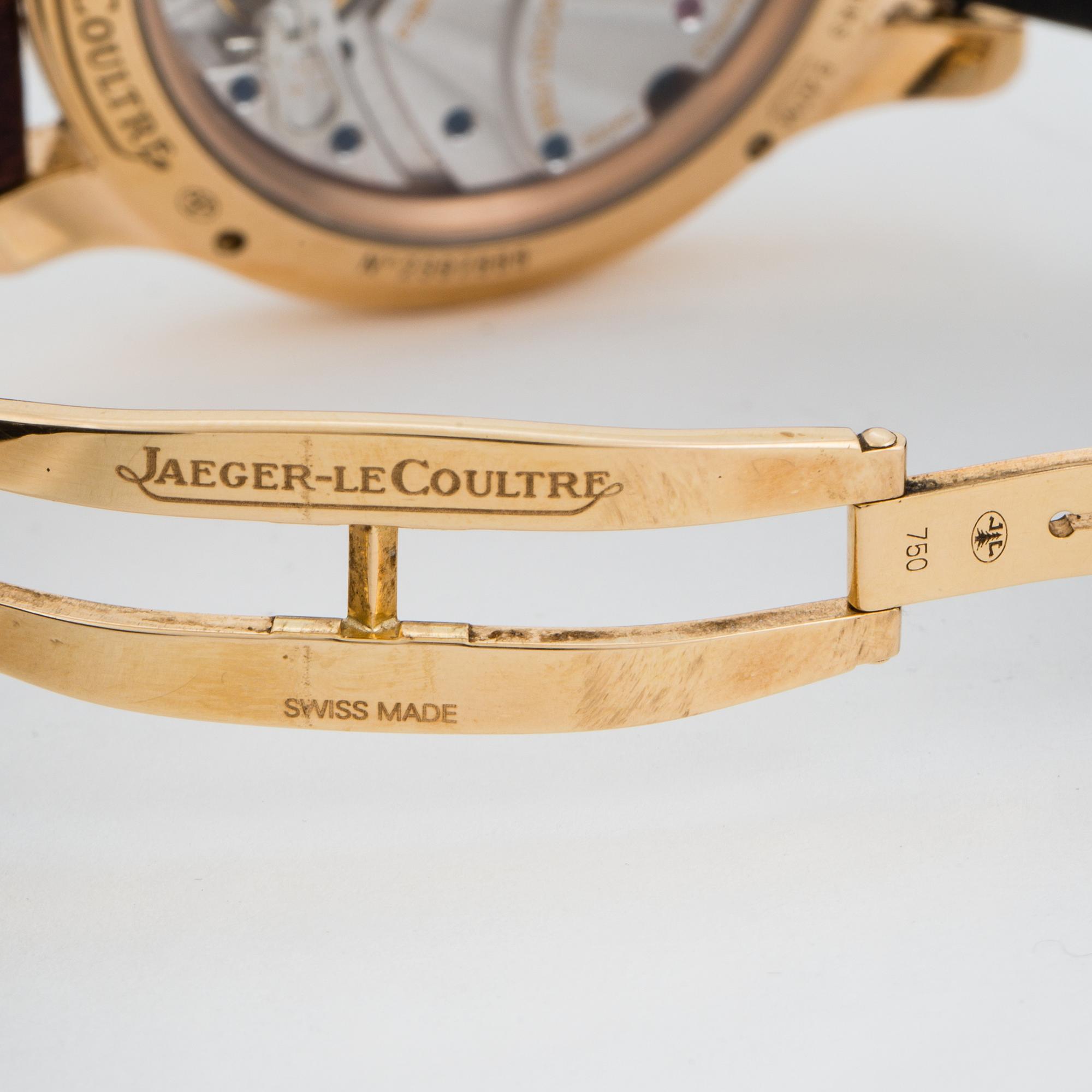 JAEGER-LECOULTRE, Master Eight Days, wristwatch, 41,5 mm,