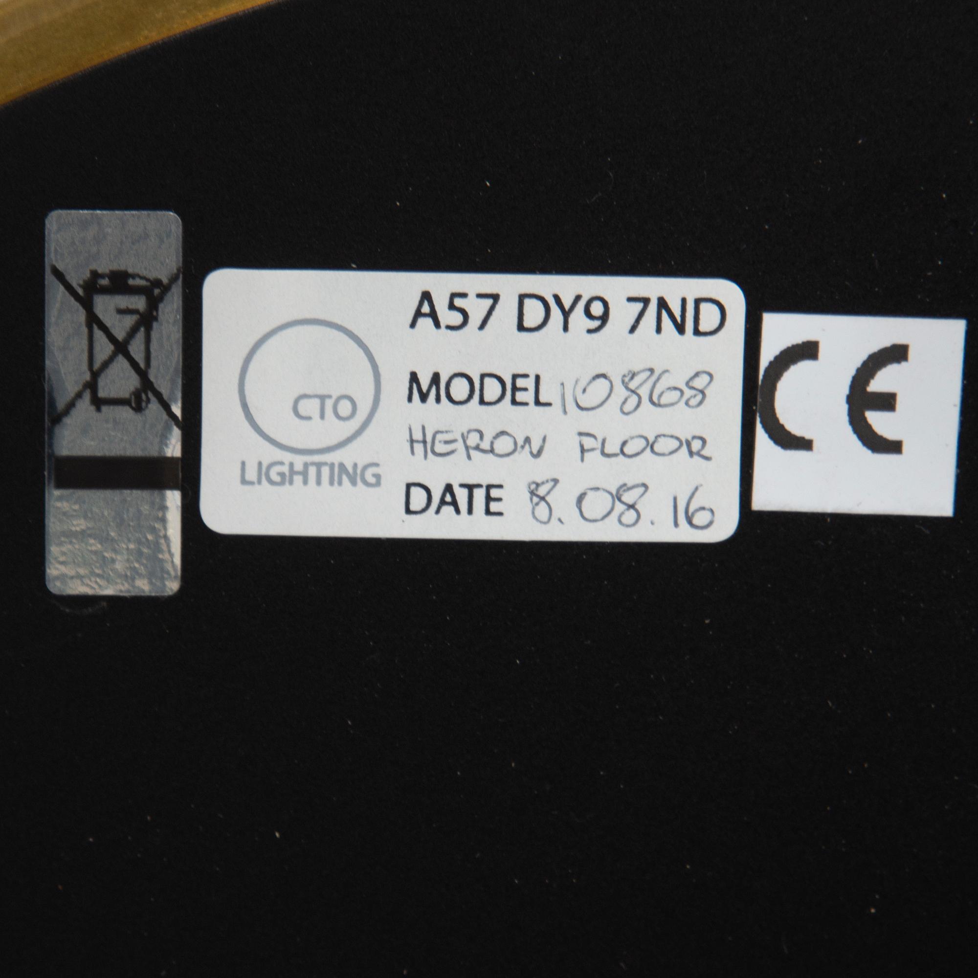 A 'Heron' floor light by Michael Verheyden for CTO Lighting.