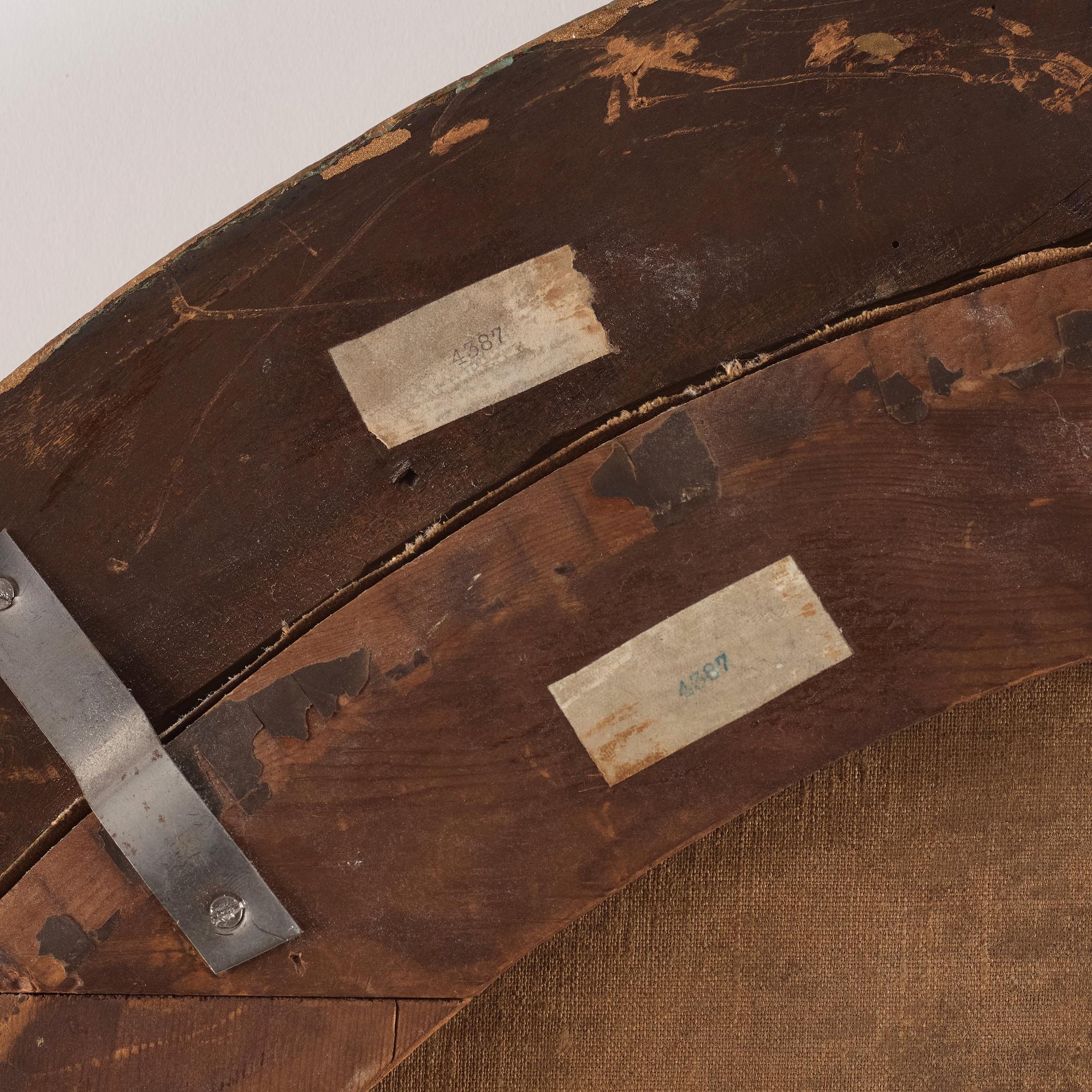 Daniel Seghers & Hendrick van Balen dä Tillskriven, Blomsterkrans med landskap med Johannes Döparen.