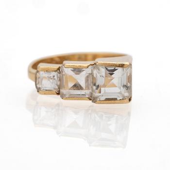 18K gold ring, Engelbert Stockholm 1945.