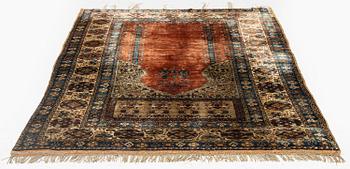 An antique Sivas prayer rug, central Anatolia, c. 189 x 125 cm.