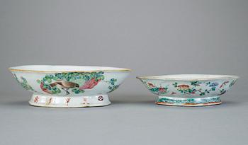 SKÅLAR, 2 st, porslin, Kina, 1800-tal.