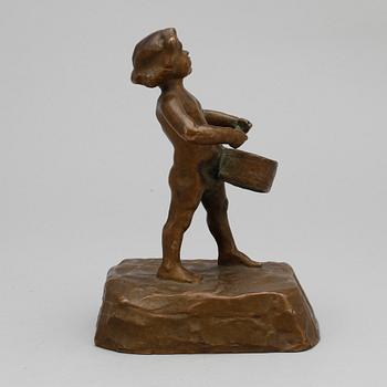FIGURIN, brons, Alice Nordin, Herman Bergmans gjuteri, 1940-tal.