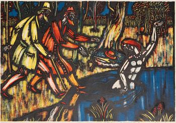 Vytautas Kasiulis, Translation: "Susanna in the Bath".