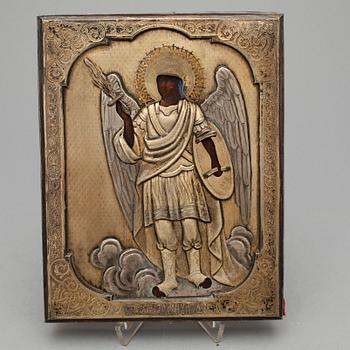 IKON, med silverrizza, Moskva, Ryssland, 1887.