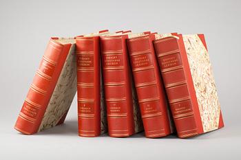 SVENSKT KONSTNÄRSLEXIKON, 5 vol. Allhems förlag Malmö. 1952-67.