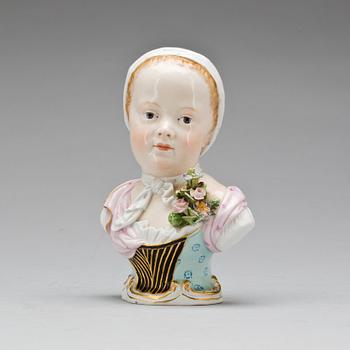 FIGURIN, porslin, Meissen, 1800/1900-tal.