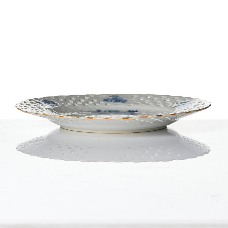 A set of 11 blue and white dessert plates, Qing dynasty, Qianlong (1736-95).