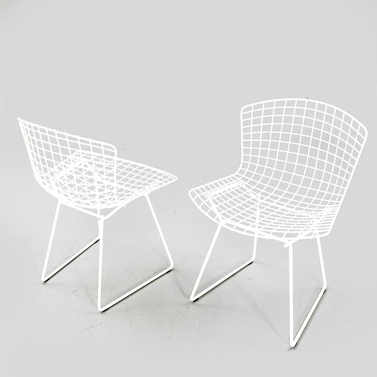 Harry Bertoia, stolar 4 st, "Side chair", Knoll international.