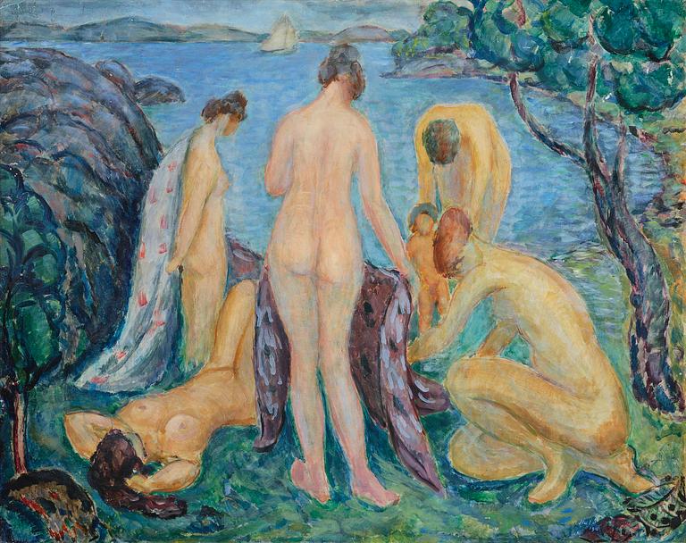 Edward Hald, Bathing women.
