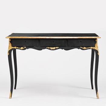 A Swedish rococo desk by C. W. Hein (master in Stockholm 1755-83).