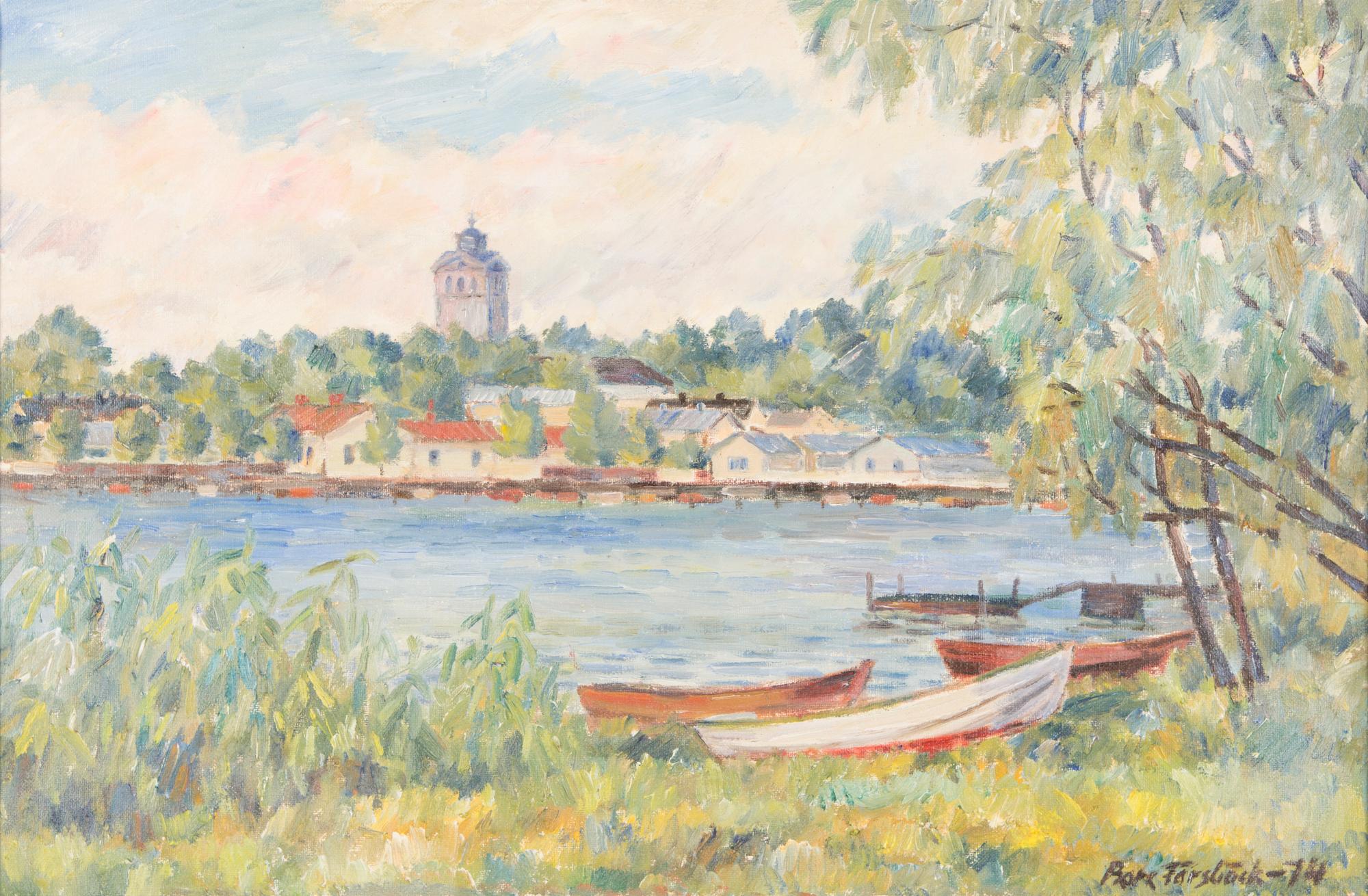 BORE FORSBÄCK, oil on canvas, signed and dated -74.