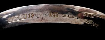 ARMBAND, sterlingsilver, Ke Palmberg, Alton, 1972.