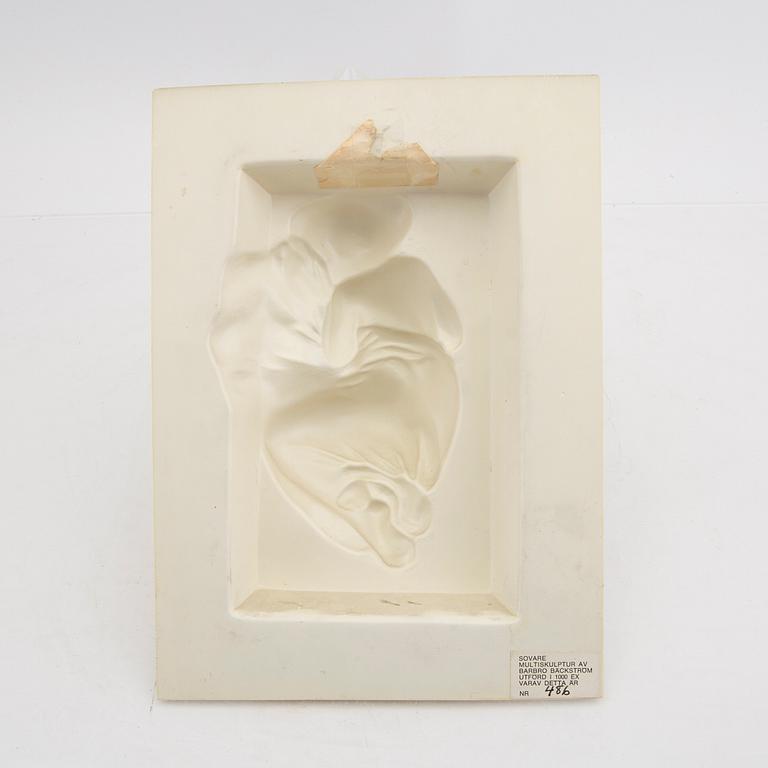 Barbro Bäckström, multiscuplture plastic numbered 486/1000.