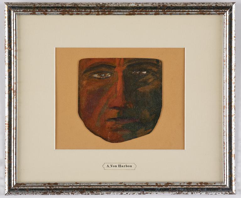 Adolf von Harbou, Self portrait.