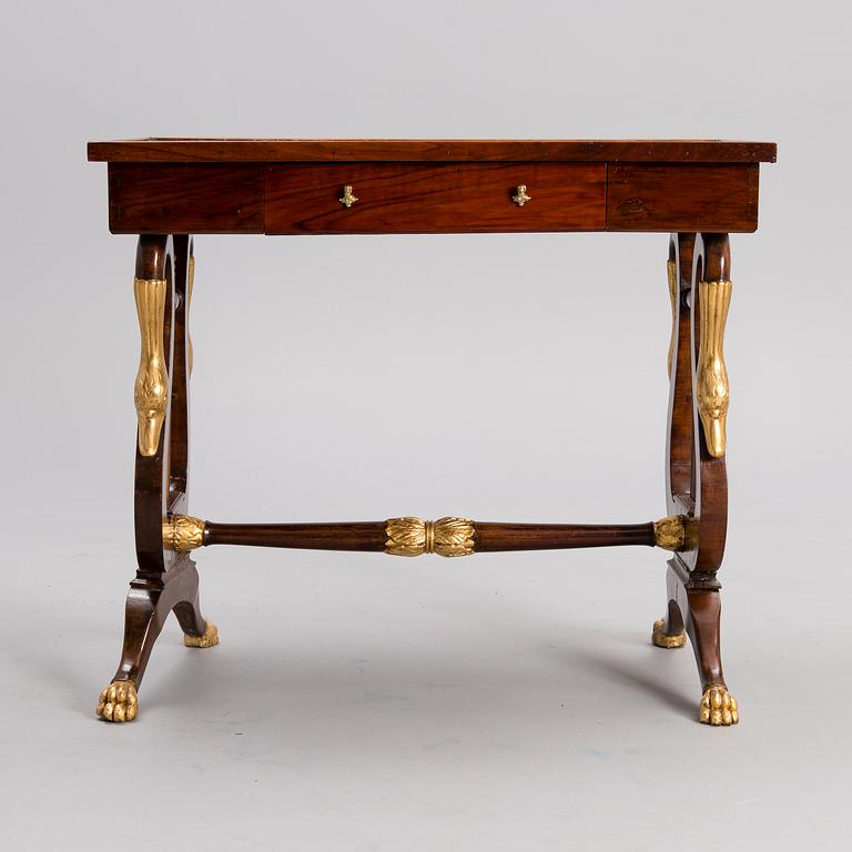 AN EMPIRE SEWING TABLE, early 19th century.