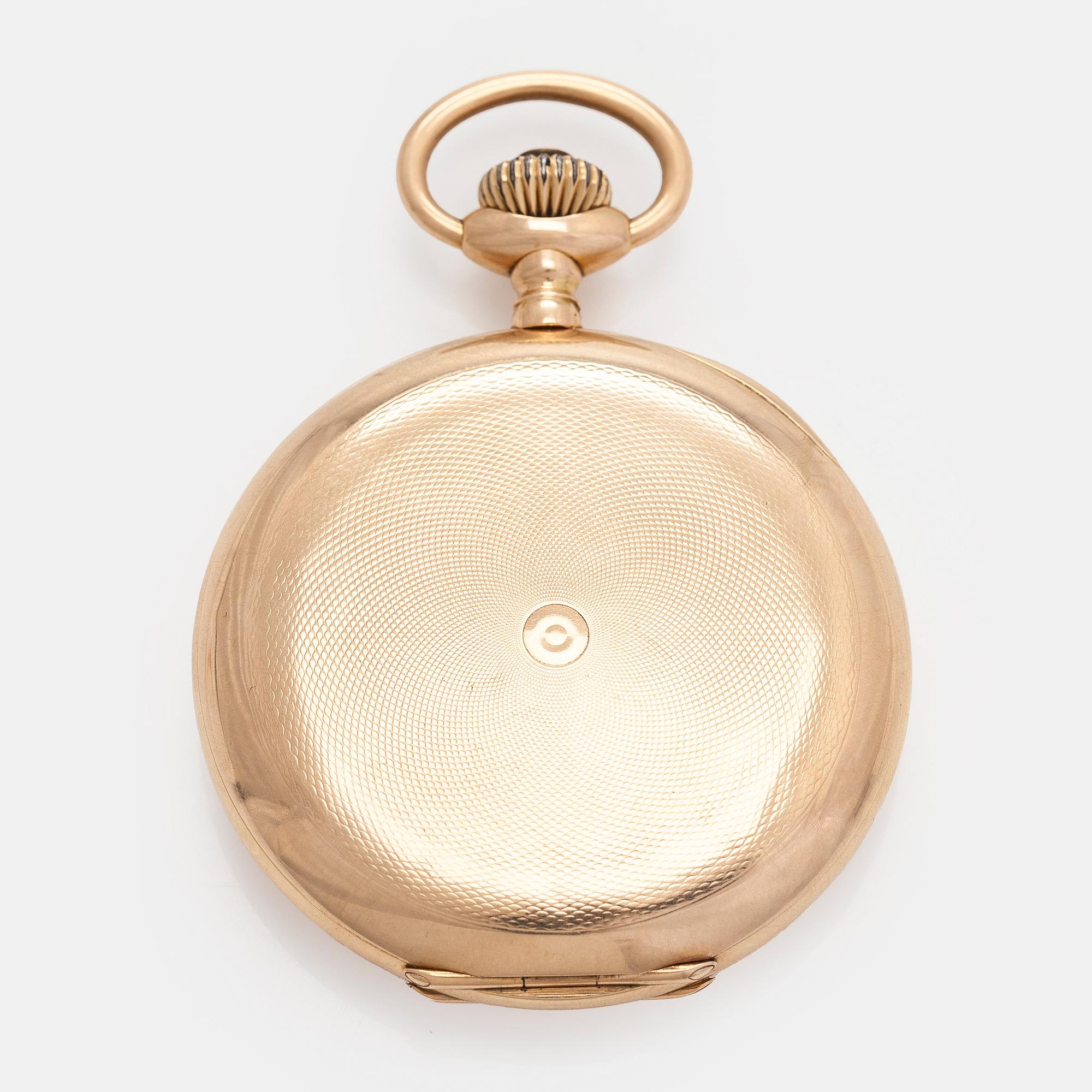 Pocket watch, hunter, 51.5 mm.
