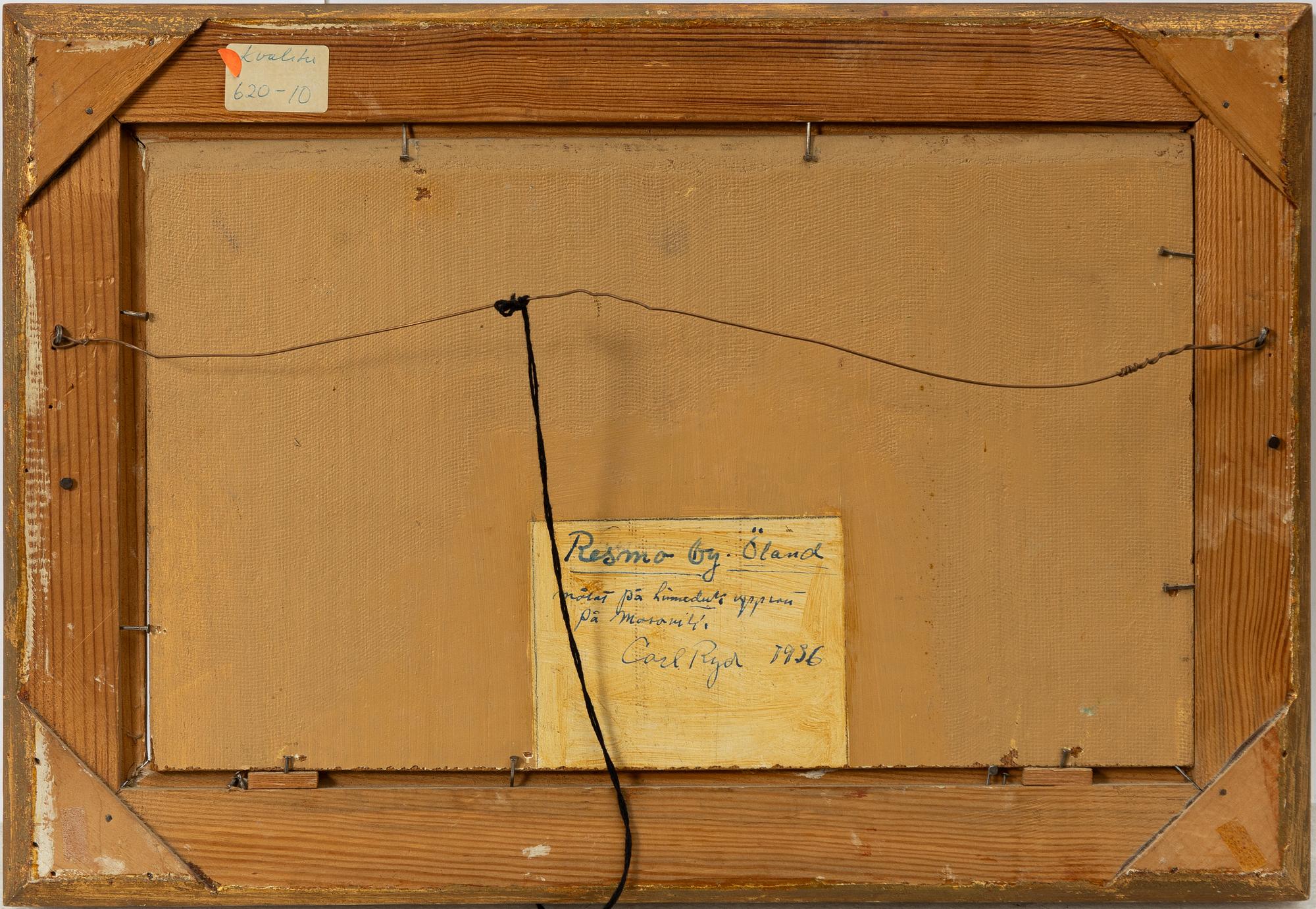 Carl Ryd, "Resmo by, Öland".