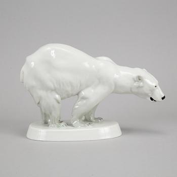 Pirkenhammer, a porcelain polar bear, Czechoslovakia.