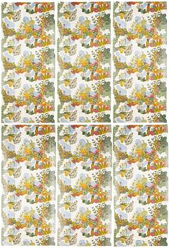 Josef Frank, a set of three 'Anakreon' curtains, Firma Svenskt Tenn.