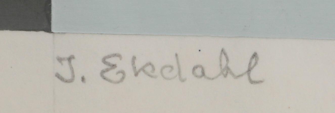 Inger Ekdahl, watercolour signed.