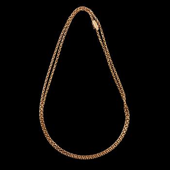 101. A gold chain. 3.5 mm wide.