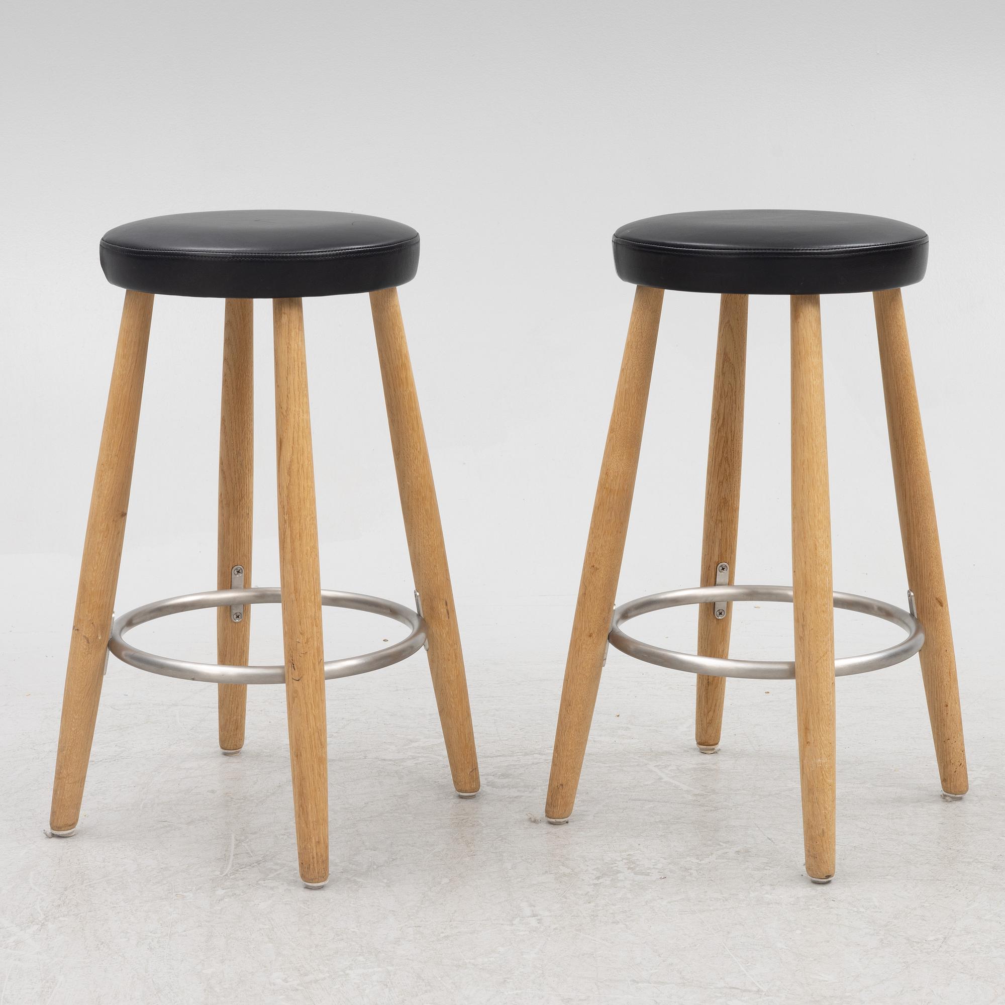Hans J Wegner, barpallar, ett par, Carl Hansen & Son.