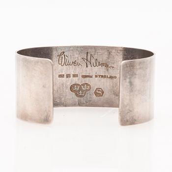 Wiwen Nilsson, Arm ring, sterling silver, Lund, 1969.