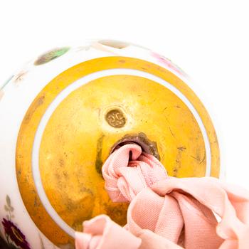 A Russian porcelain Easter egg, from the time of Nicholas I (1825–1855).