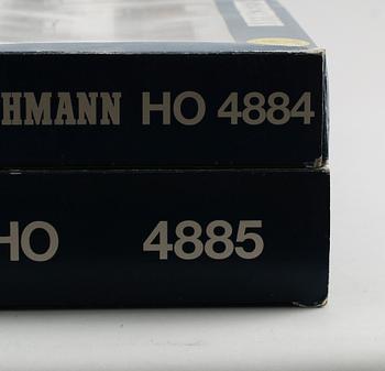 MODELLTÅGSSET, 2 st, Fleischmann, Tyskland.