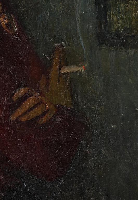 Åke Nothberg, Smoking woman.
