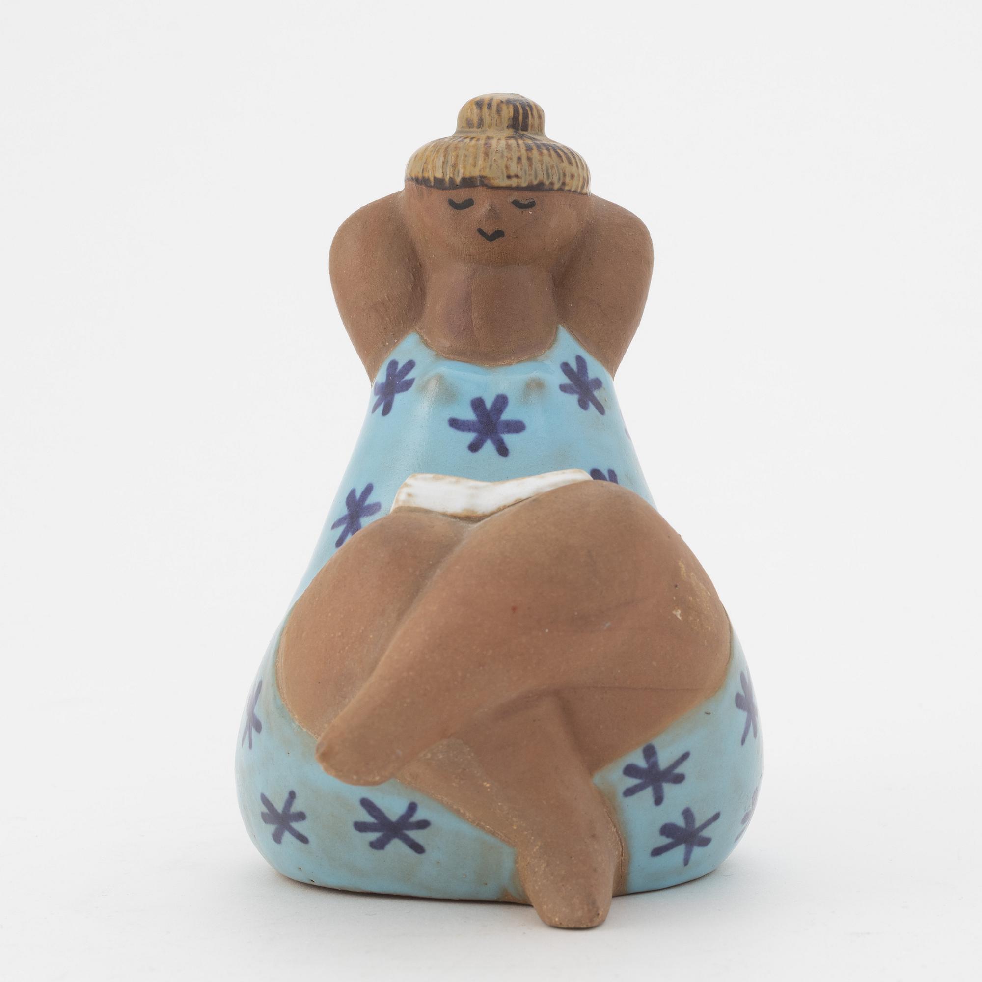 Lisa Larson, an 'Emma' figurine, stoneware, Gustavsberg.
