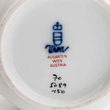 A 30-piece set of 'Wiener Rose' porcelain tableware, Augarten, Vienna, Austria.