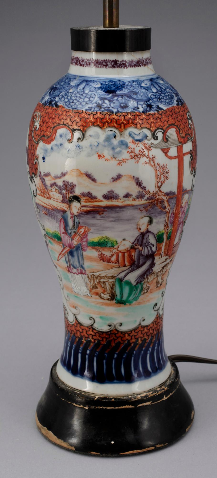 VAS, kompaniporslin. Qing dynastin, Qianlong (1736-95).