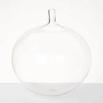Ingeborg Lundin, vas, glas, "Äpplet", Orrefors, efter 1957.