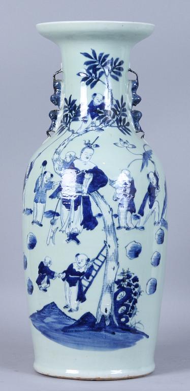 GOLVURNA, porslin, Kina, 1800-tal.