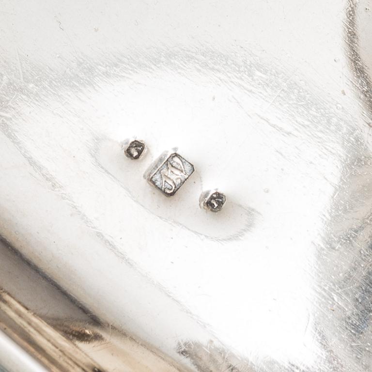 BLÄCKSTÄLL, silver, 1800-tal.