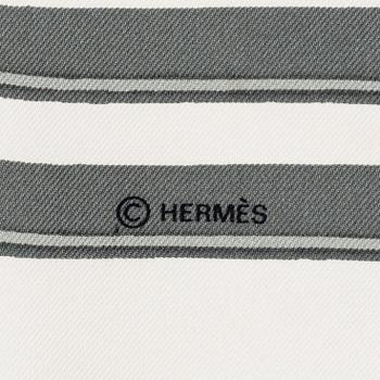 HERMÈS and GUCCI, two silk scarves.