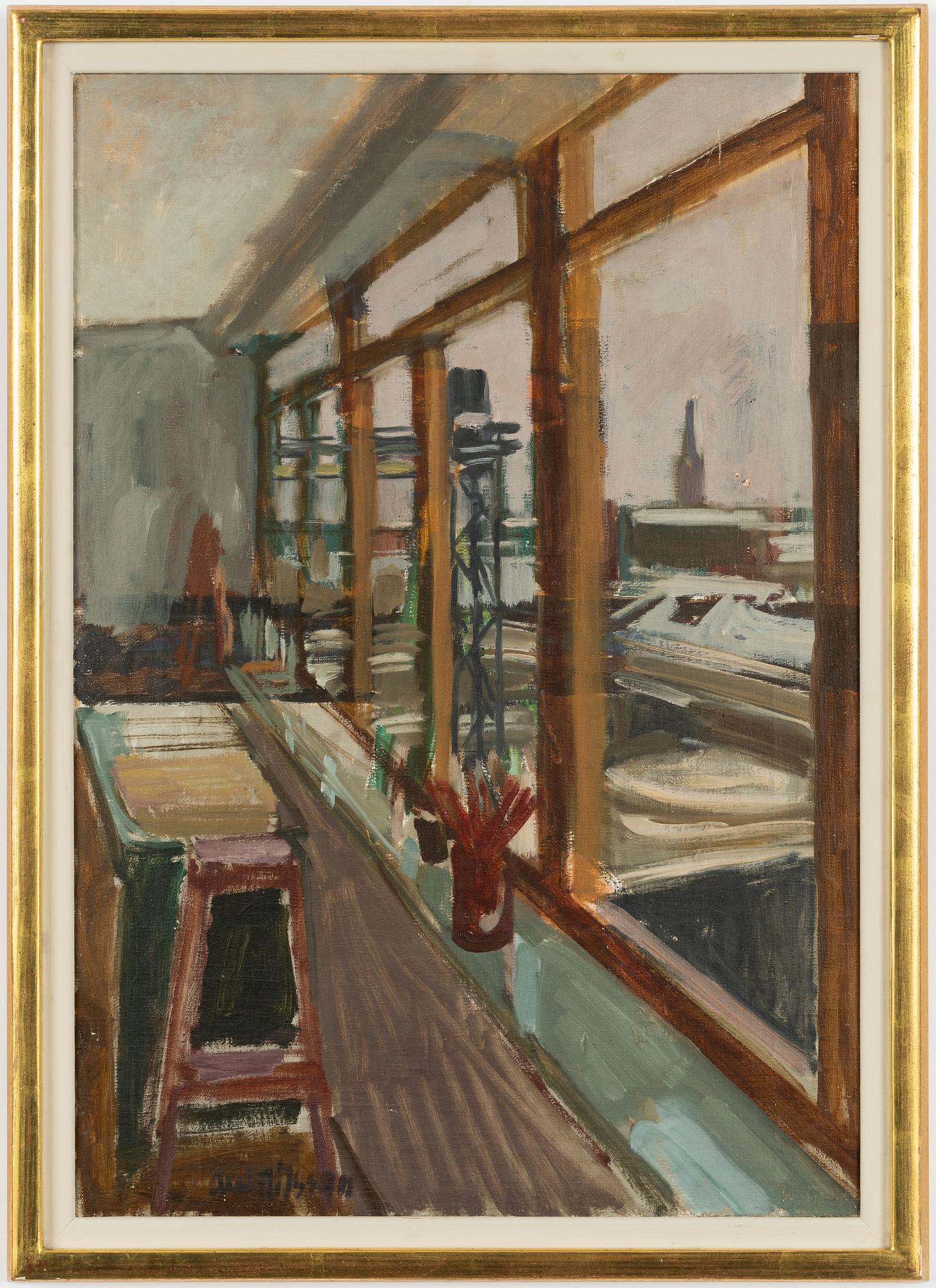 Axel Nilsson,  "Interiör från Stadsgården".