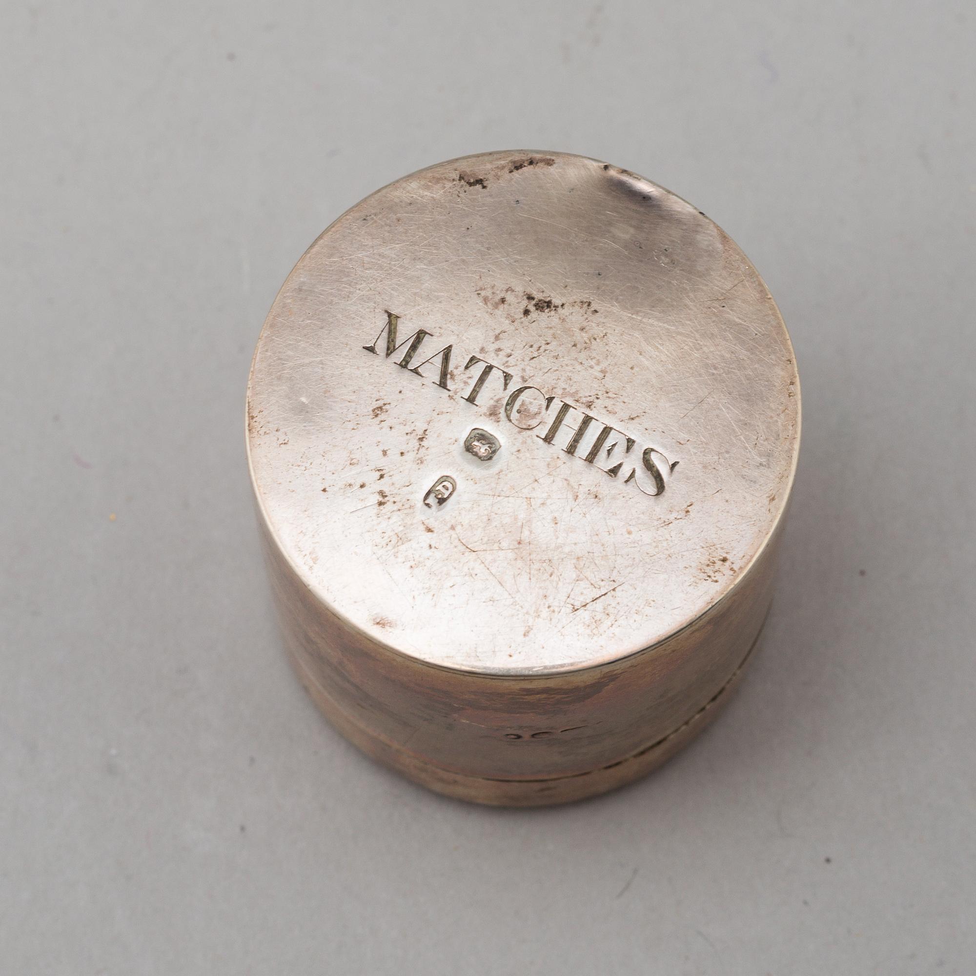 SAMLING SILVERFÖREMÅL, 5 stycken, bland annat Cornelius Saunders & Francis Shepard, Birmingham, England, 1897.