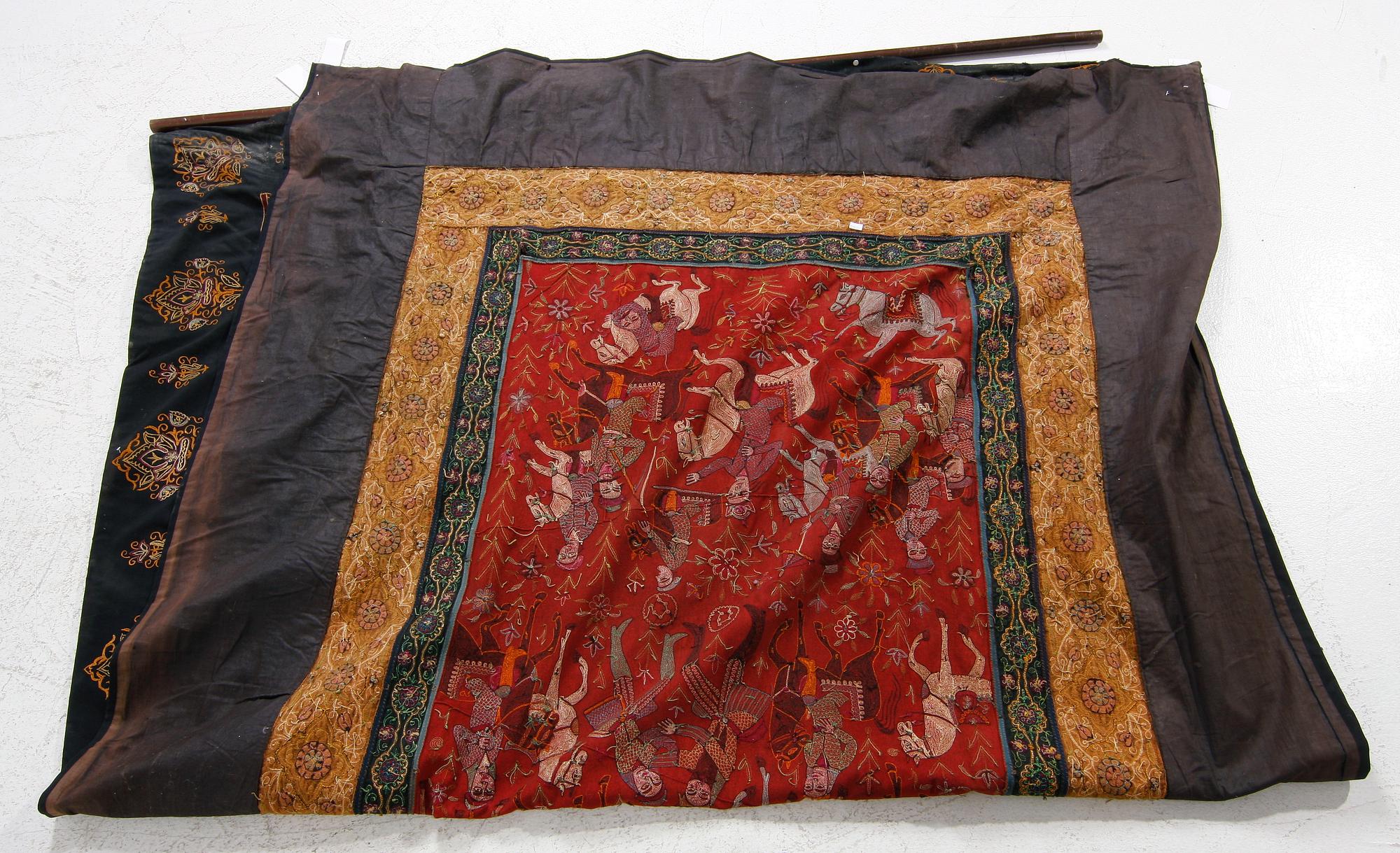 BRODERI. Persien, 1900-talets början. Ca 156 X 255.