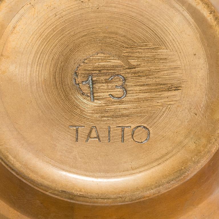 Paavo Tynell, A mid-20th century  bronze bowl for Taito.
