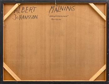 Albert Johansson, olja on panel, signed.