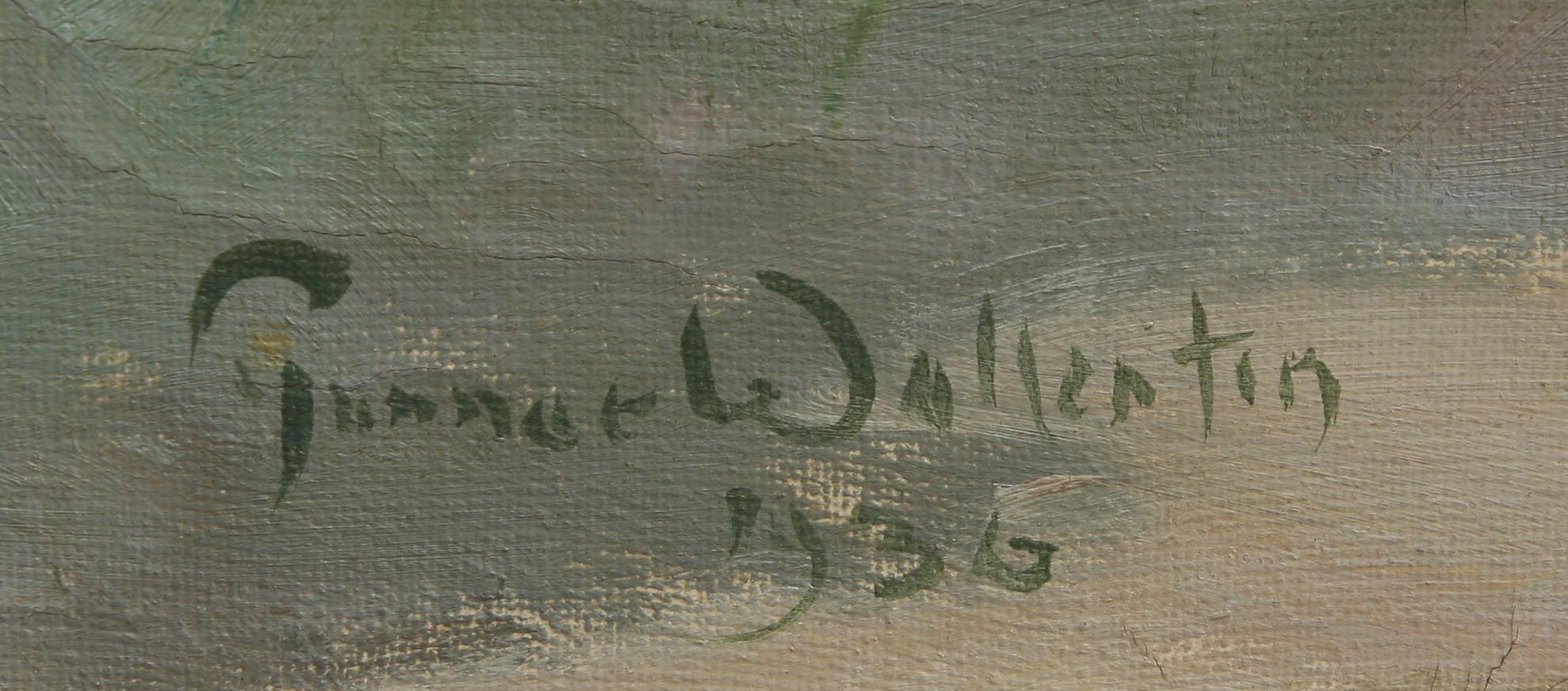 GUNNAR WALLENTIN, olja på duk, sign o dat 1936.