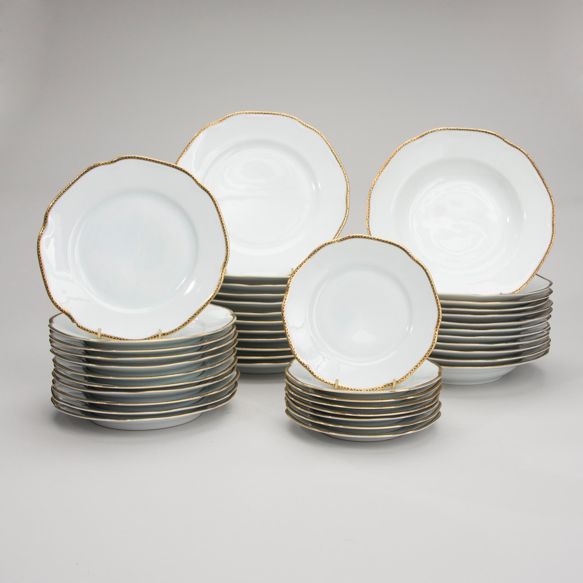 SERVIS, 55 delar, porslin, Arabia, stämpeln i bruk 1932-1949.