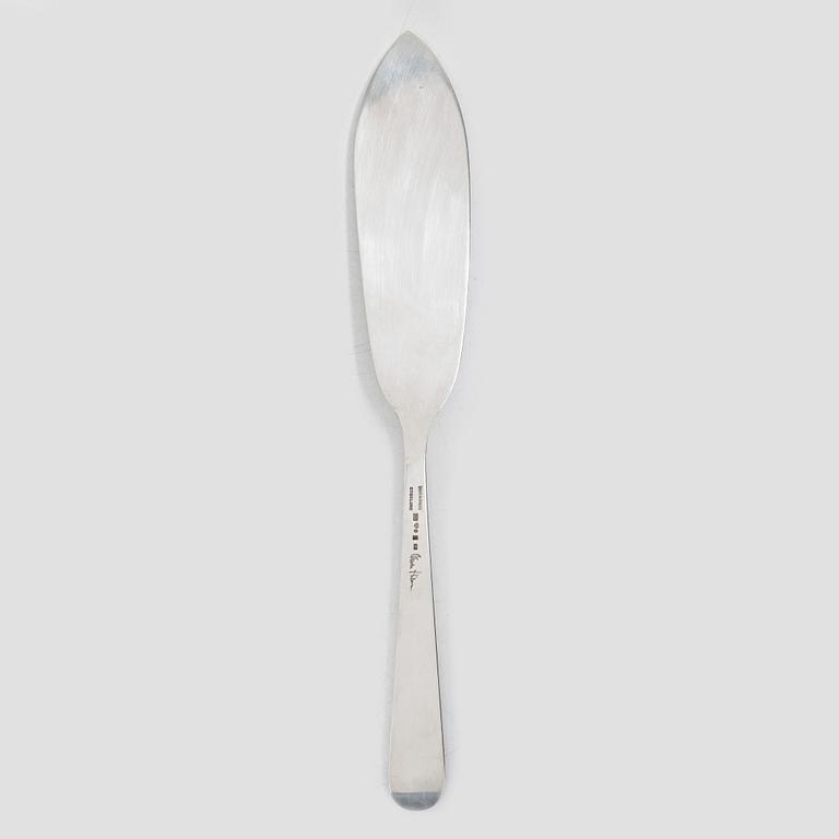 Wiwen Nilsson, Cake server, sterling silver, Anders Nilsson, Lund 1940.